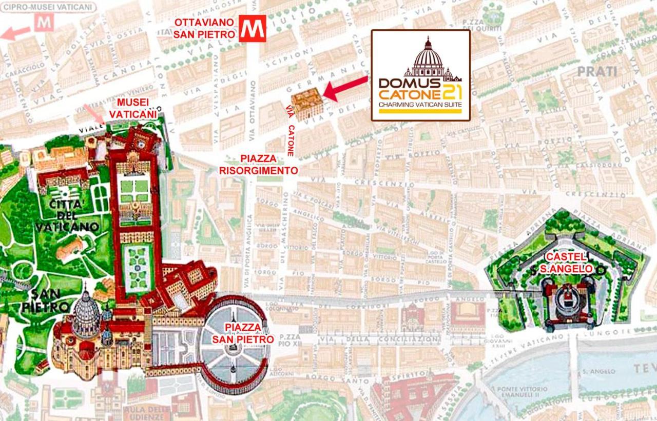 Appartamento Domus Catone 21 Roma Esterno foto